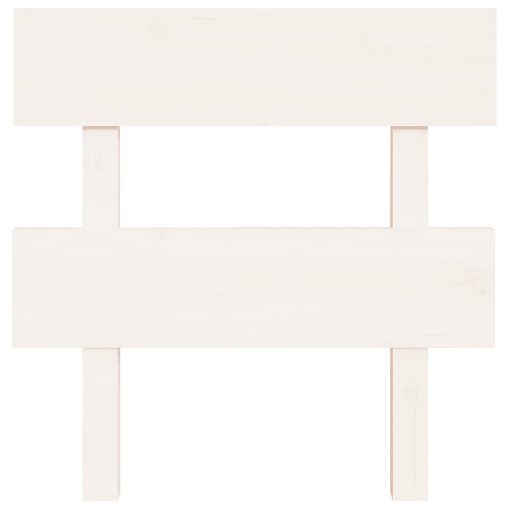 vidaXL Bed Headboard White 93.5x3x81 cm Solid Wood Pine