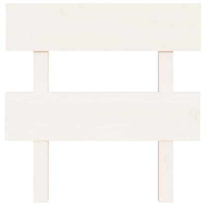 vidaXL Bed Headboard White 93.5x3x81 cm Solid Wood Pine