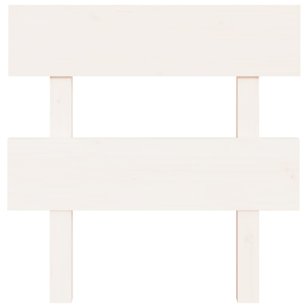 vidaXL Bed Headboard White 103.5x3x81 cm Solid Wood Pine