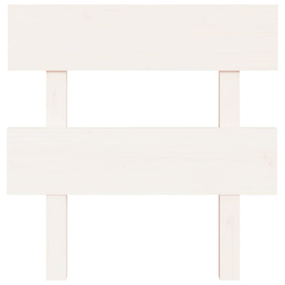 vidaXL Bed Headboard White 103.5x3x81 cm Solid Wood Pine