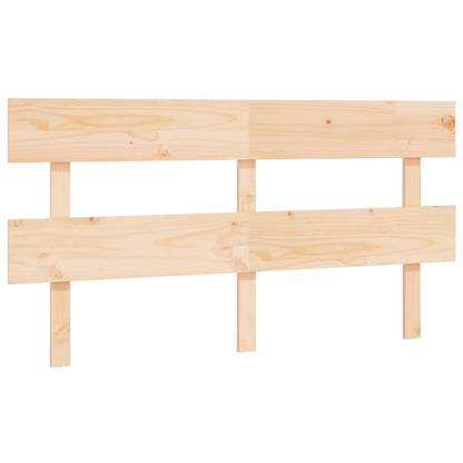 vidaXL Bed Headboard | Natural Wood | Solid pine wood (untreated)