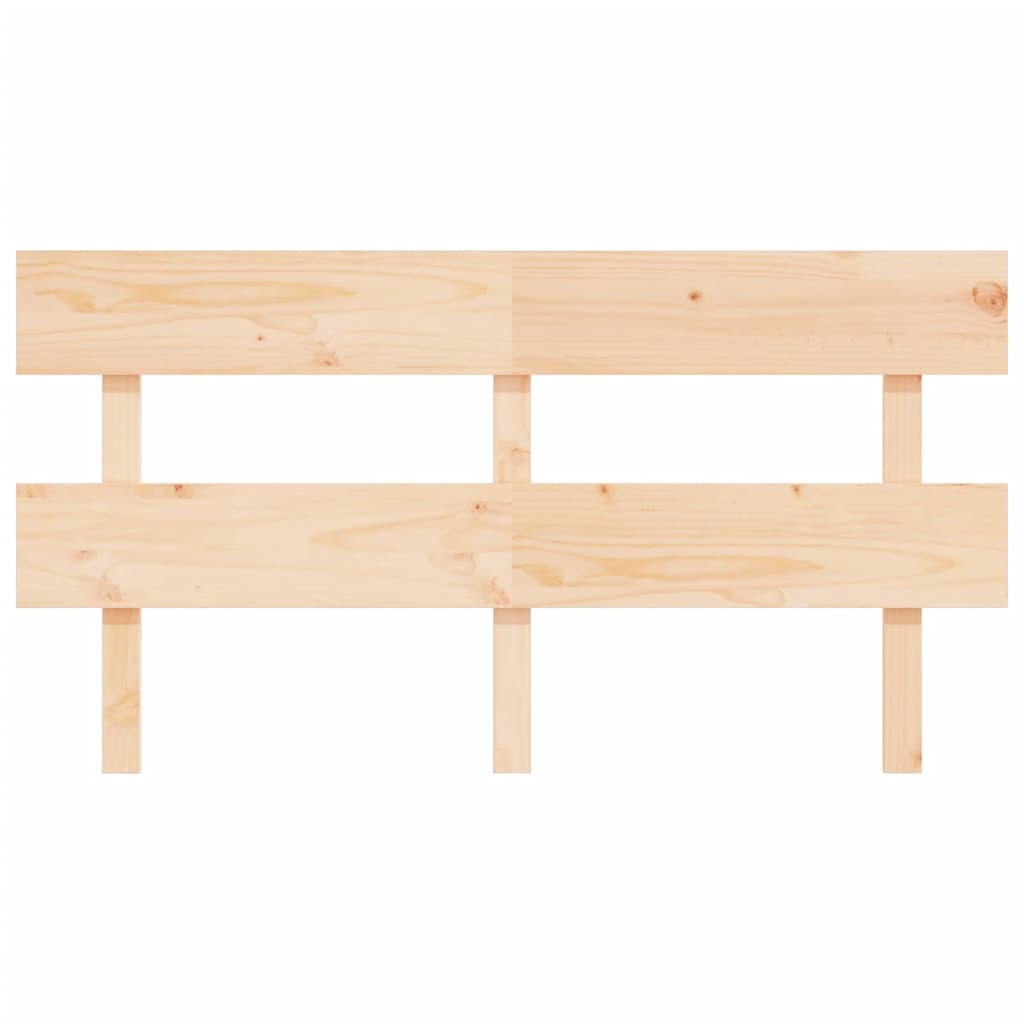 vidaXL Bed Headboard | Natural Wood | Solid pine wood (untreated)