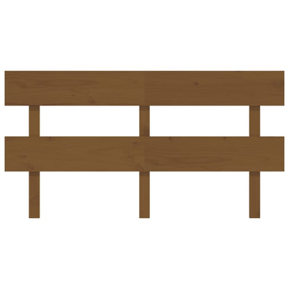 vidaXL Bed Headboard Honey Brown 154x3x81 cm Solid Wood Pine