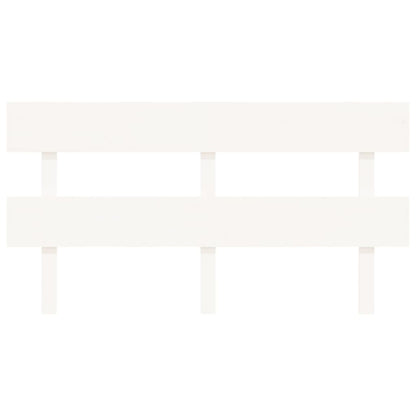 vidaXL Bed Headboard White 164x3x81 cm Solid Wood Pine