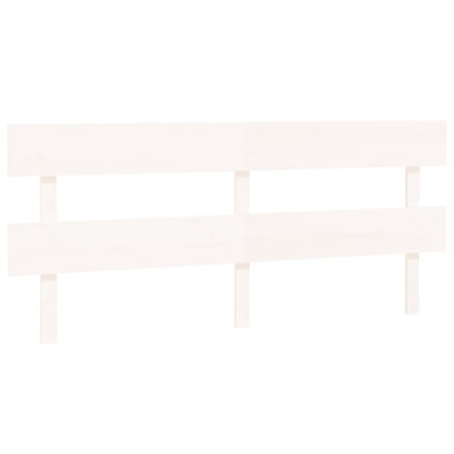 vidaXL Bed Headboard White 184x3x81 cm Solid Wood Pine