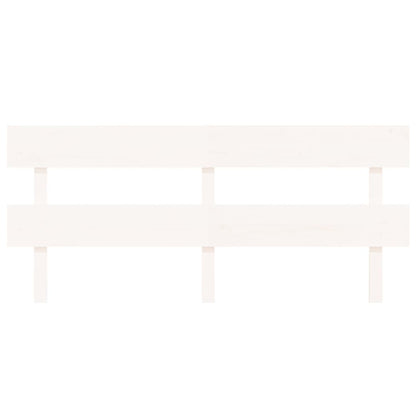 vidaXL Bed Headboard White 184x3x81 cm Solid Wood Pine