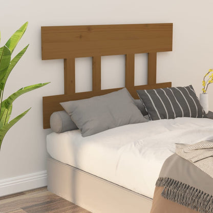 vidaXL Bed Headboard Honey Brown 103.5x3x81 cm Solid Wood Pine