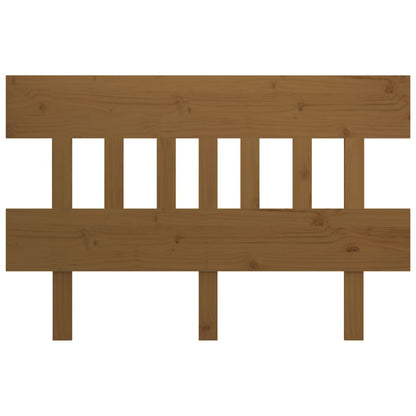 vidaXL Bed Headboard Honey Brown 123.5x3x81 cm Solid Wood Pine
