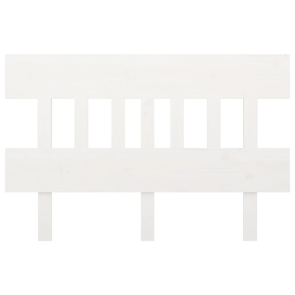 vidaXL Bed Headboard White 163.5x3x81 cm Solid Wood Pine
