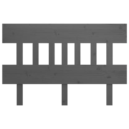 vidaXL Bed Headboard | Grey | Solid pine wood | 163.5 x 3 x 81 cm
