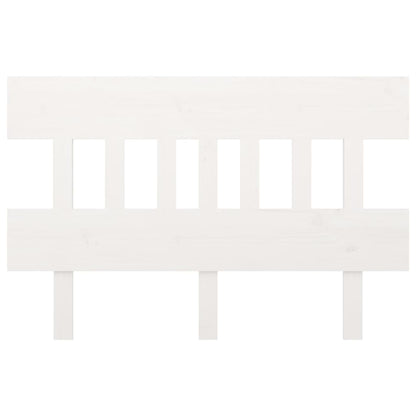 vidaXL Bed Headboard White 203.5x3x81 cm Solid Wood Pine