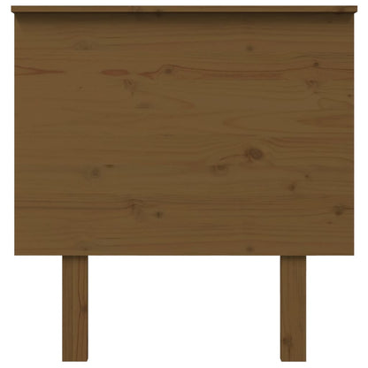 vidaXL Bed Headboard Honey Brown 79x6x82.5 cm Solid Wood Pine