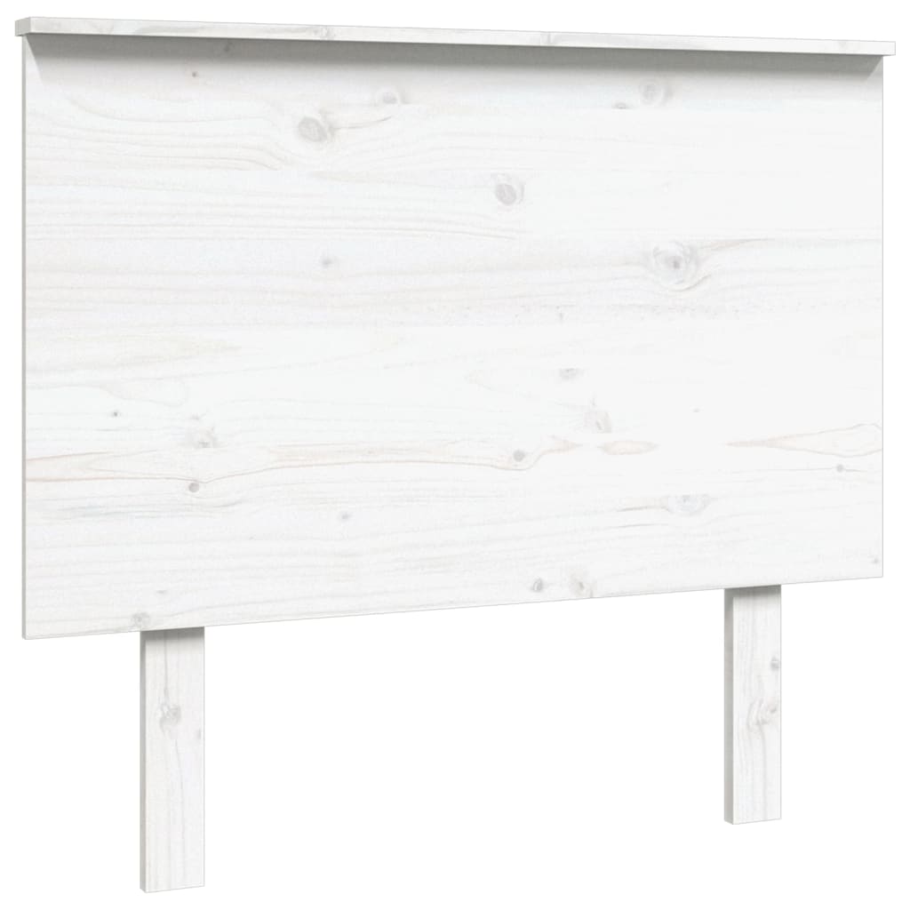 vidaXL Bed Headboard White 94x6x82.5 cm Solid Wood Pine