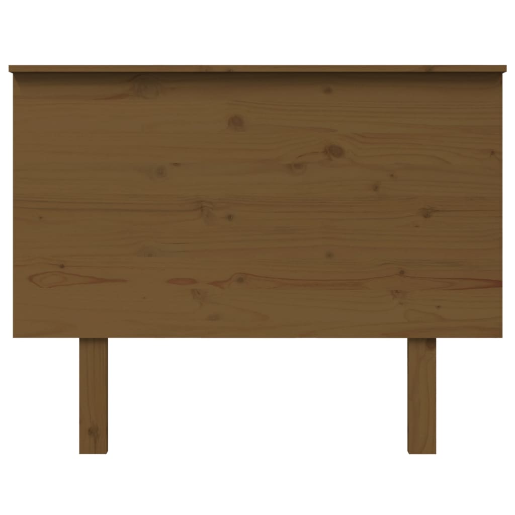 vidaXL Bed Headboard Honey Brown 104x6x82.5 cm Solid Wood Pine