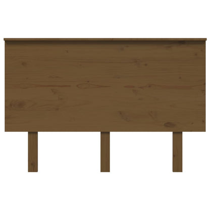 vidaXL Bed Headboard Honey Brown 124x6x82.5 cm Solid Wood Pine