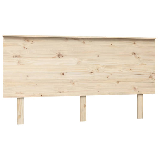 819175 vidaXL Bed Headboard 154x6x82,5 cm Solid Wood Pine