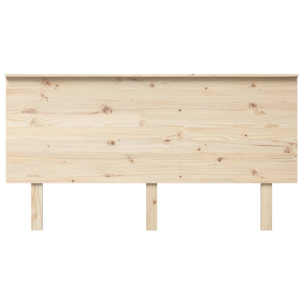 vidaXL Bed Headboard 154x6x82.5 cm Solid Wood Pine