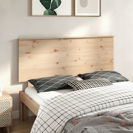 819175 vidaXL Bed Headboard 154x6x82,5 cm Solid Wood Pine