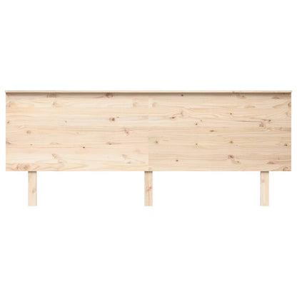 vidaXL Bed Headboard 204x6x82.5 cm Solid Wood Pine