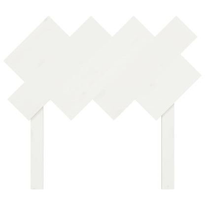 vidaXL Bed Headboard White 92x3x81 cm Solid Wood Pine
