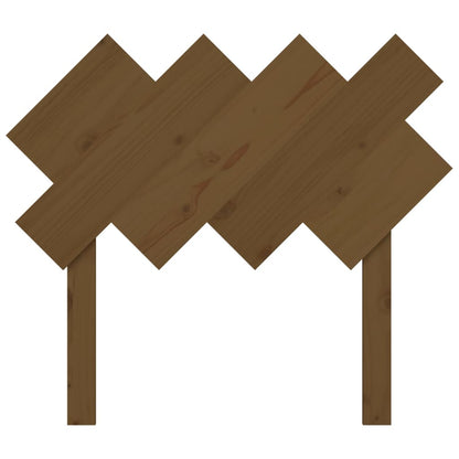 vidaXL Bed Headboard Honey Brown 92x3x81 cm Solid Wood Pine