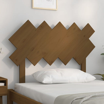 vidaXL Bed Headboard Honey Brown 104x3x80.5 cm Solid Wood Pine