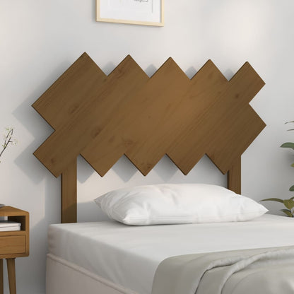 vidaXL Bed Headboard Honey Brown 104x3x80.5 cm Solid Wood Pine