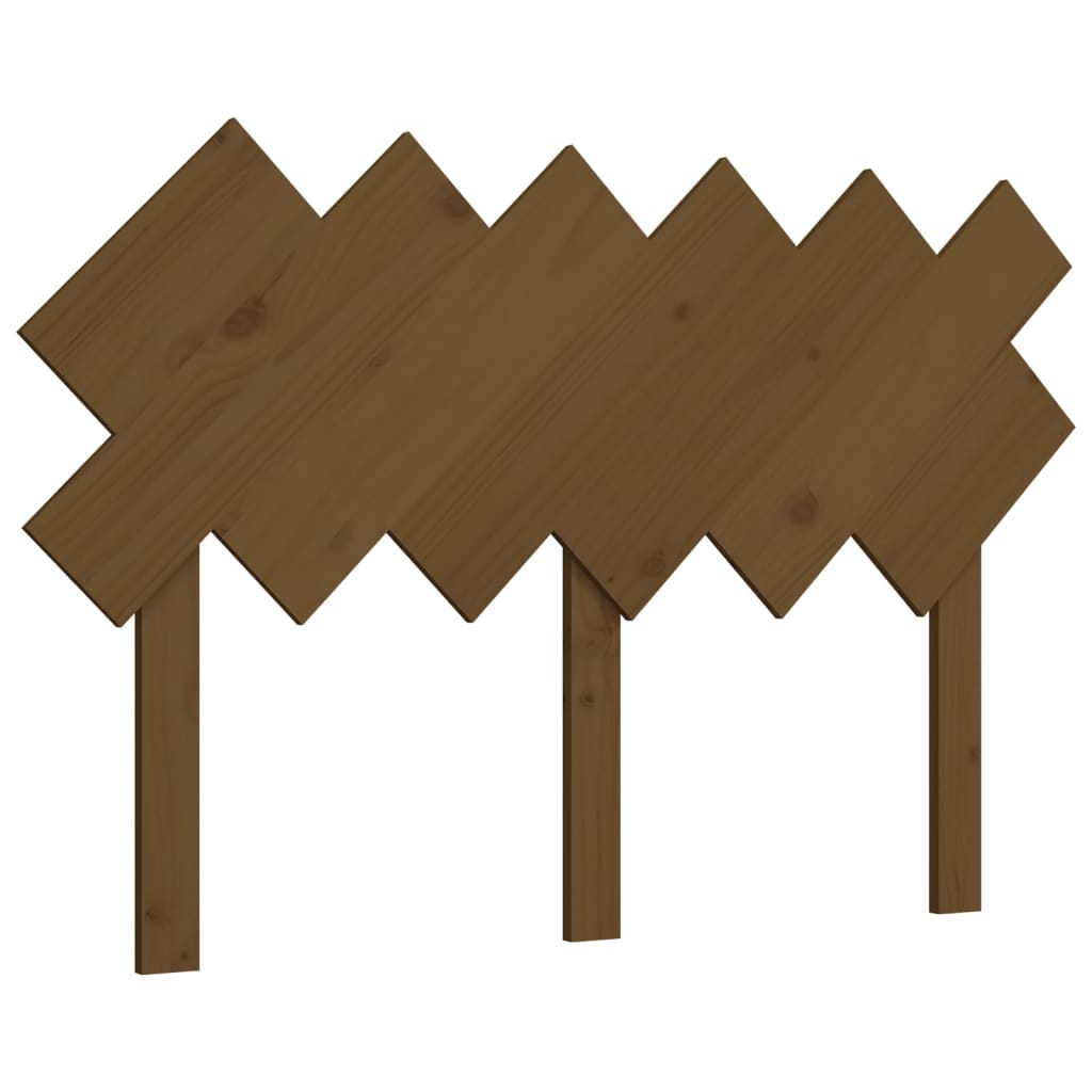 vidaXL Bed Headboard | Honey brown | Solid pine wood | Medium