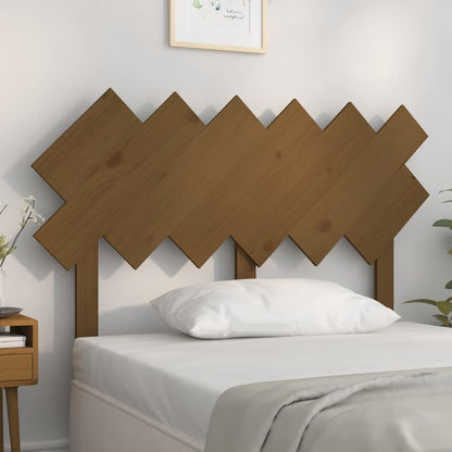 vidaXL Bed Headboard | Honey brown | Solid pine wood | Medium