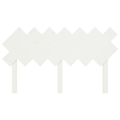 vidaXL Bed Headboard White 141x3x80.5 cm Solid Wood Pine