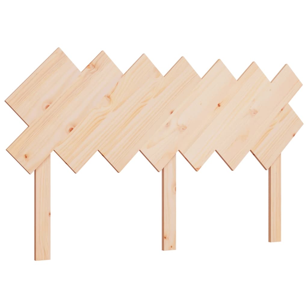 vidaXL Bed Headboard 151.5x3x81 cm Solid Wood Pine