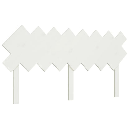 vidaXL Bed Headboard | White | Solid Pine Wood | Standard |  Durable