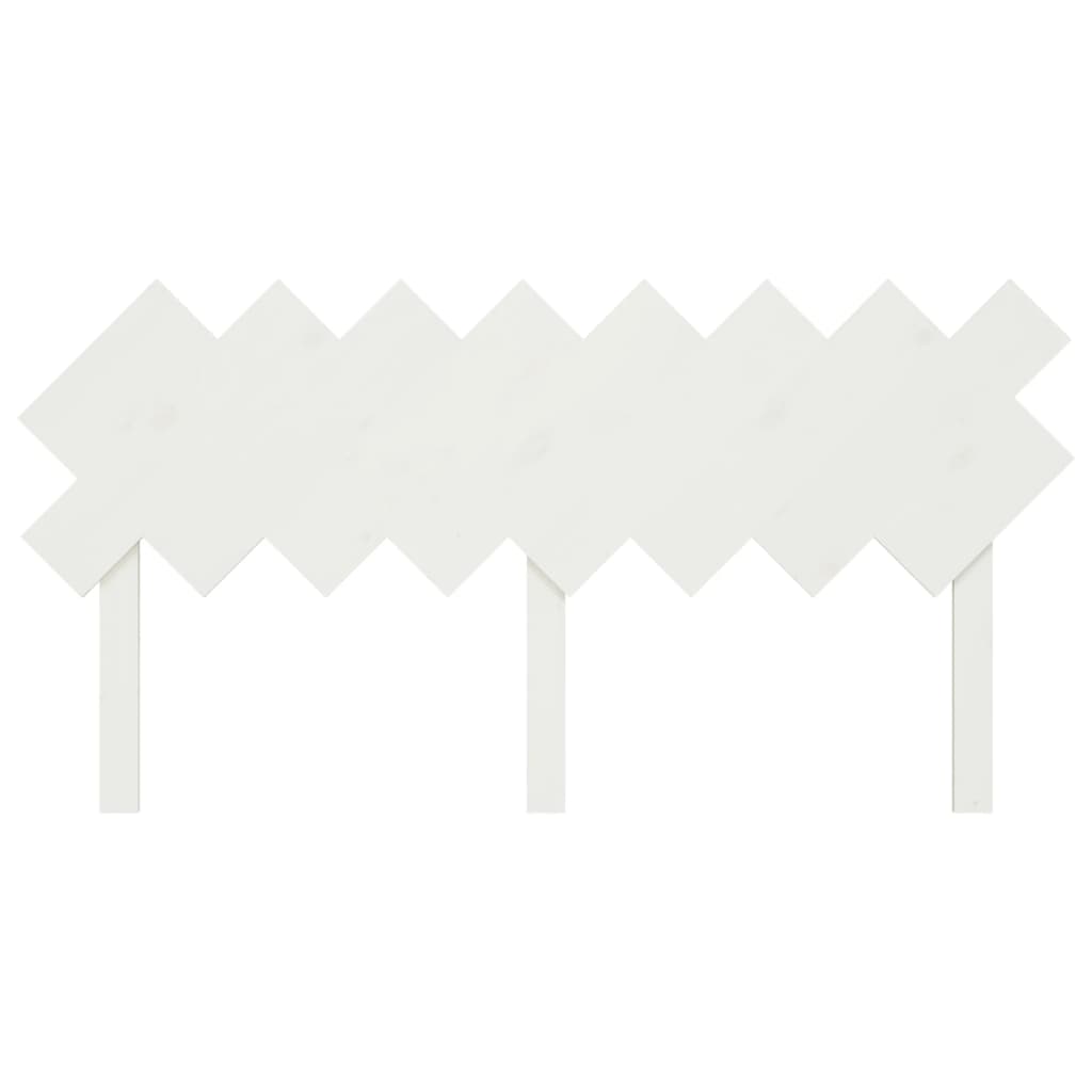vidaXL Bed Headboard | White | Solid Pine Wood | Standard |  Durable