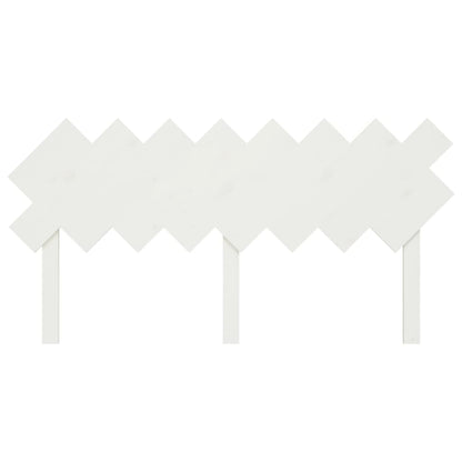 vidaXL Bed Headboard | White | Solid Pine Wood | Standard |  Durable