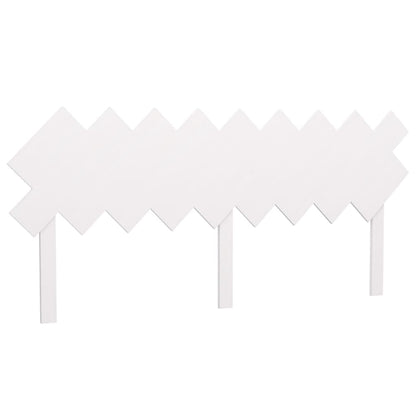 vidaXL Bed Headboard | White | Solid pine wood | 178x3x80.5 cm
