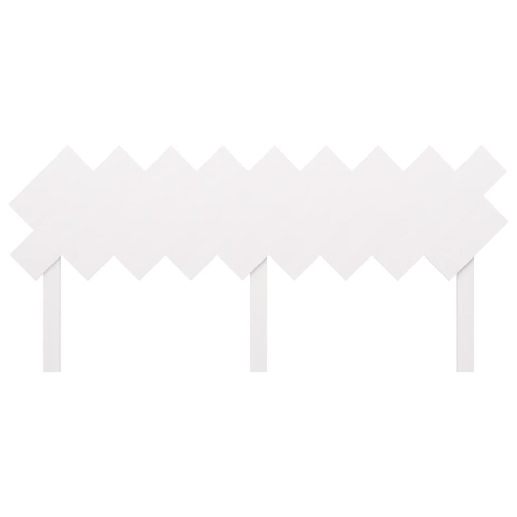 vidaXL Bed Headboard | White | Solid pine wood | 178x3x80.5 cm
