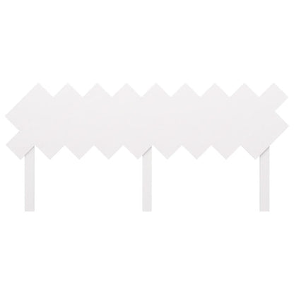 vidaXL Bed Headboard | White | Solid pine wood | 178x3x80.5 cm