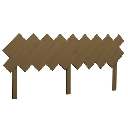 vidaXL Bed Headboard | Honey Brown | Solid Pine Wood | Full/Queen