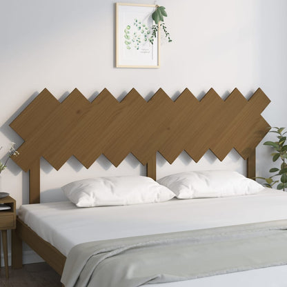 vidaXL Bed Headboard | Honey Brown | Solid Pine Wood | Full/Queen