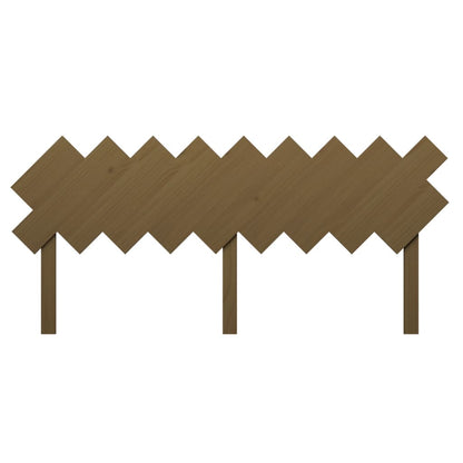 vidaXL Bed Headboard | Honey Brown | Solid Pine Wood | Full/Queen