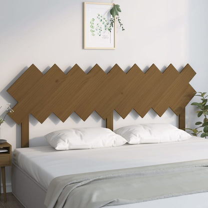 vidaXL Bed Headboard | Honey Brown | Solid Pine Wood | Full/Queen