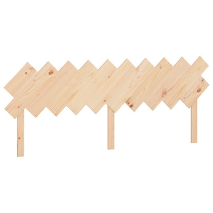 vidaXL Bed Headboard 196x3x80.5 cm Solid Wood Pine
