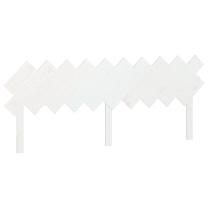 vidaXL Bed Headboard White 196x3x80.5 cm Solid Wood Pine