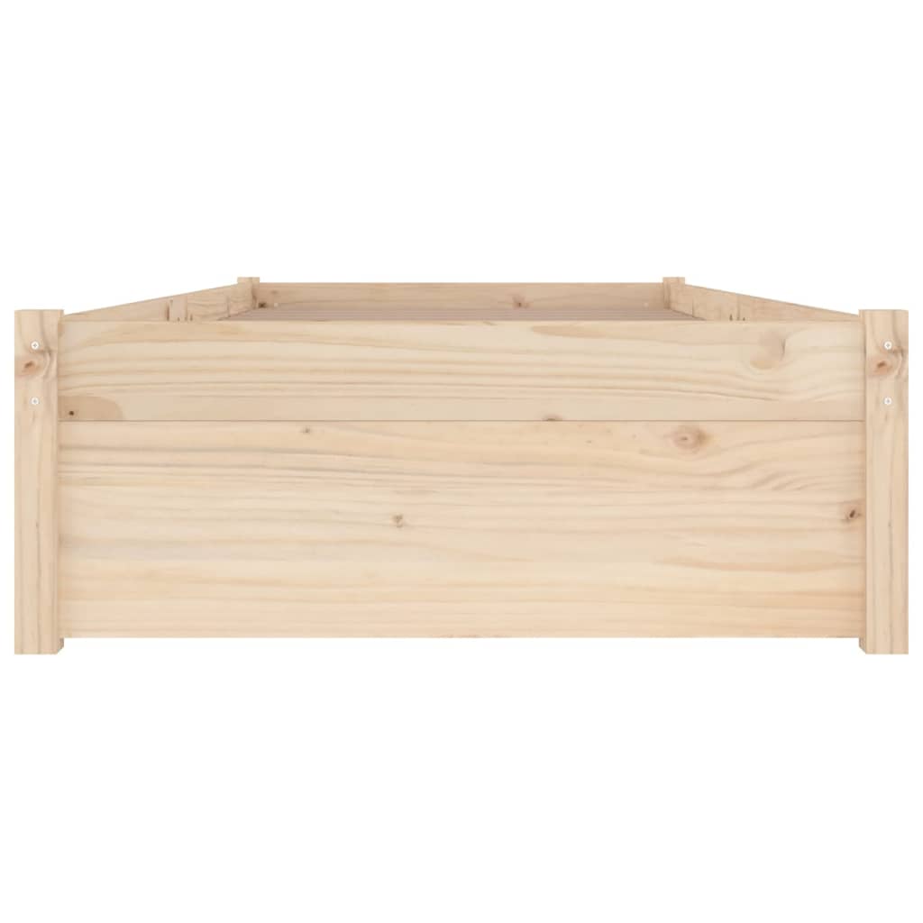 vidaXL Bed Frame without Mattress with Drawers Small Single