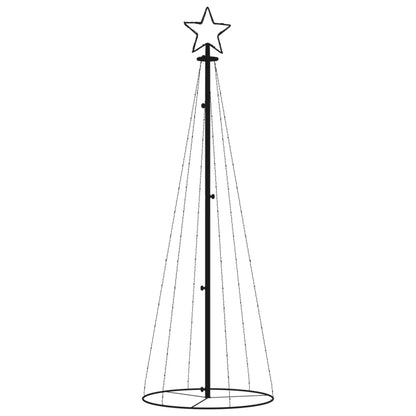 vidaXL Christmas Cone Tree Blue 108 LEDs 70x180 cm