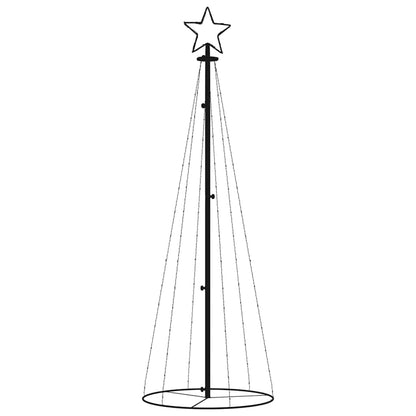 vidaXL Christmas Cone Tree Colourful 108 LEDs 70x180 cm
