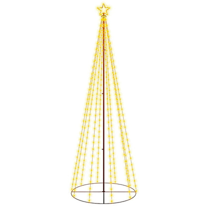 vidaXL Christmas Cone Tree Warm White 310 LEDs 100x300 cm