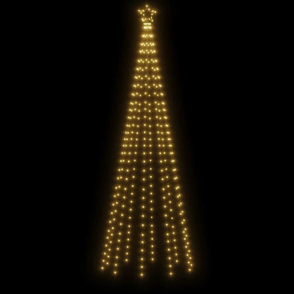 vidaXL Christmas Cone Tree Warm White 310 LEDs 100x300 cm