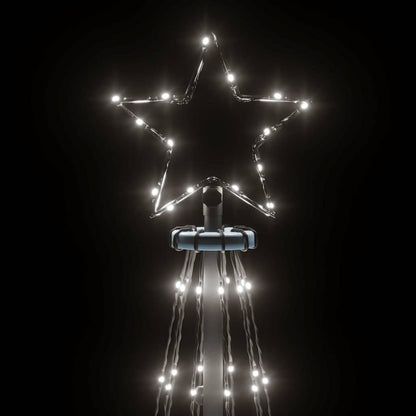 vidaXL Christmas Cone Tree Cold White 310 LEDs 100x300 cm