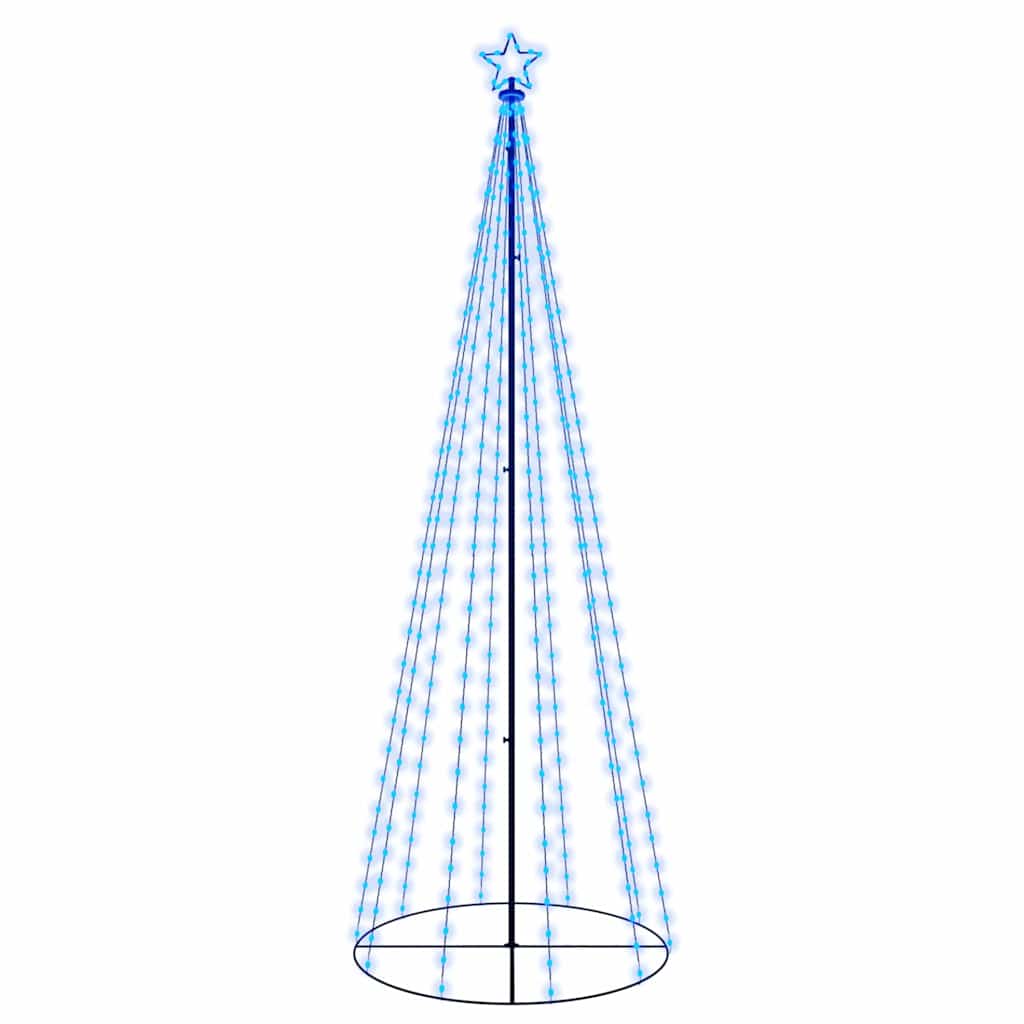 vidaXL Christmas Cone Tree Blue 310 LEDs 100x300 cm